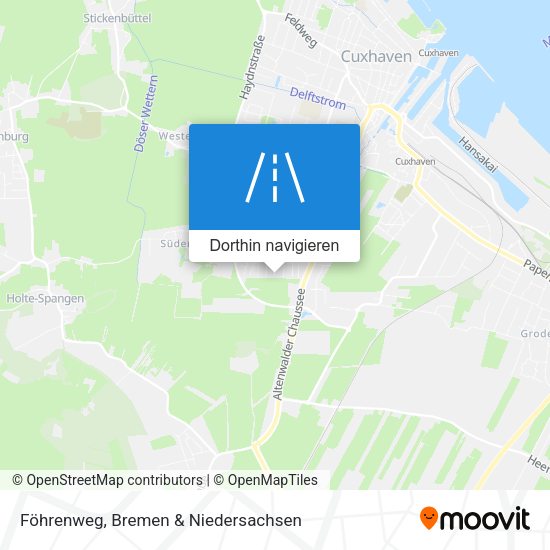 Föhrenweg Karte