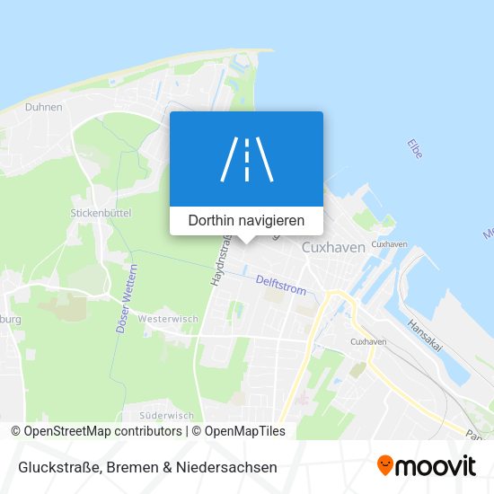 Gluckstraße Karte
