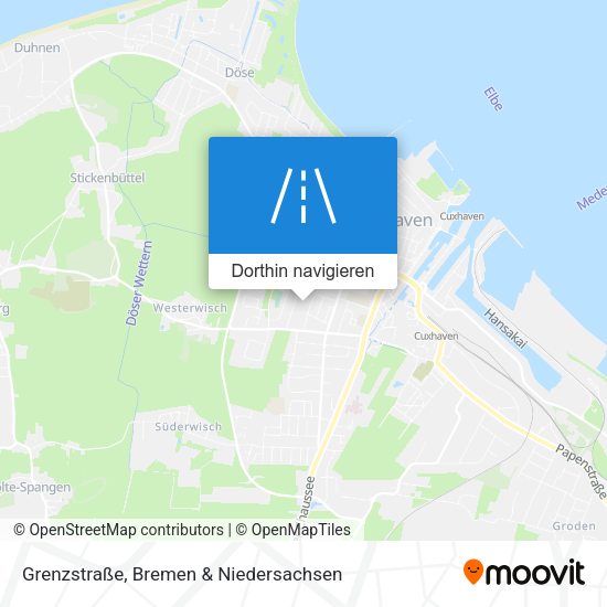 Grenzstraße Karte