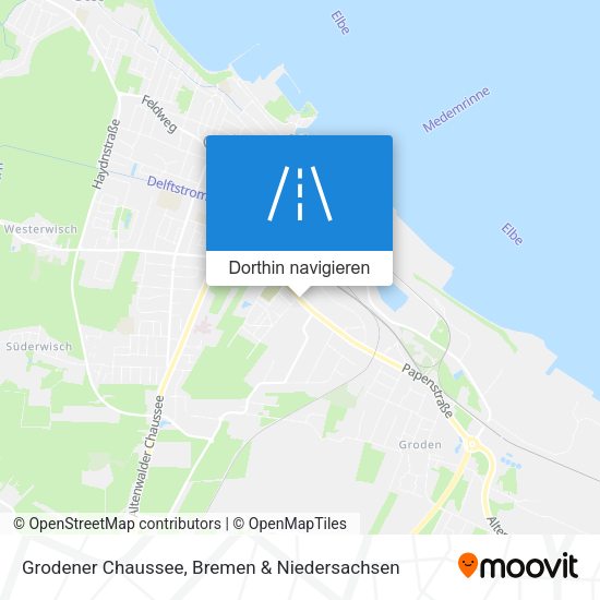 Grodener Chaussee Karte