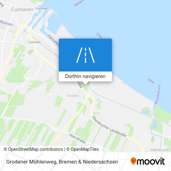 Grodener Mühlenweg Karte