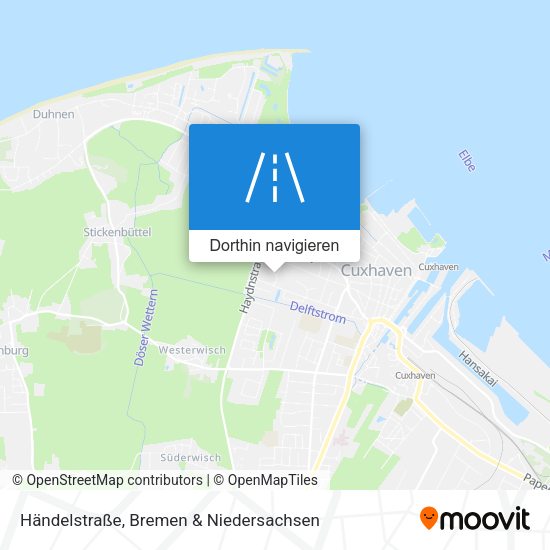 Händelstraße Karte