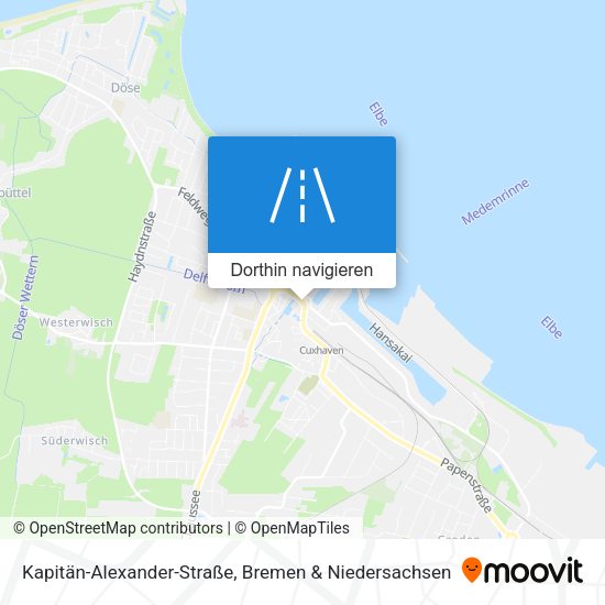 Kapitän-Alexander-Straße Karte