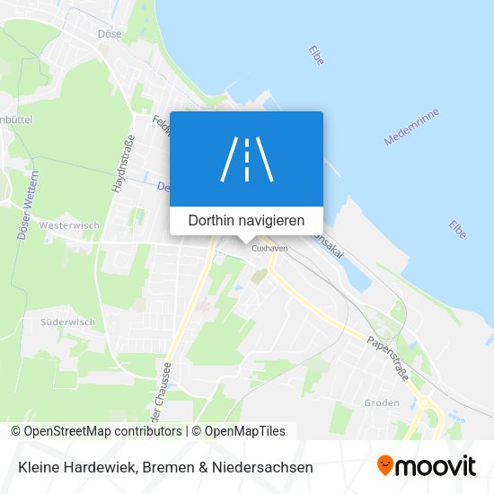 Kleine Hardewiek Karte