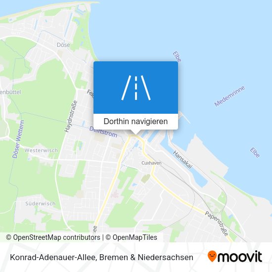 Konrad-Adenauer-Allee Karte