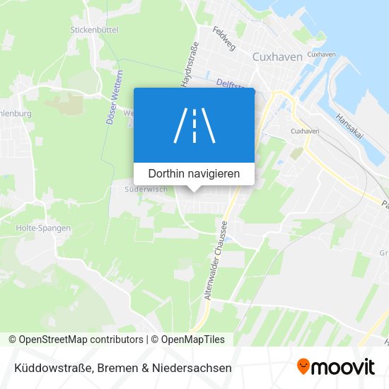 Küddowstraße Karte