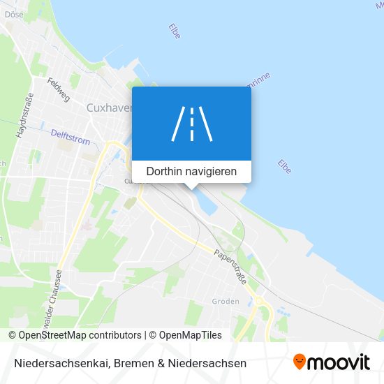 Niedersachsenkai Karte