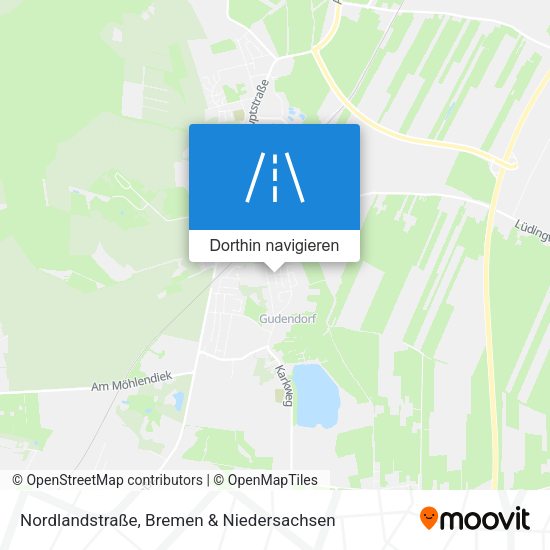 Nordlandstraße Karte