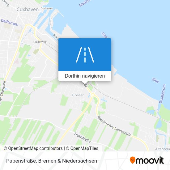 Papenstraße Karte