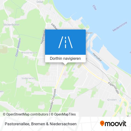 Pastorenallee Karte