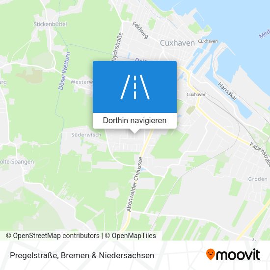 Pregelstraße Karte