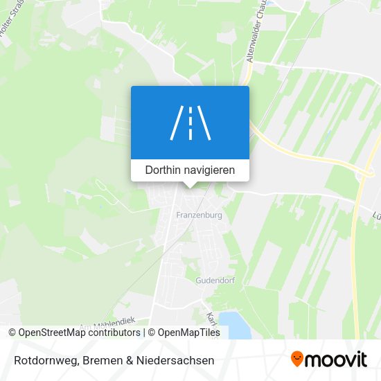 Rotdornweg Karte