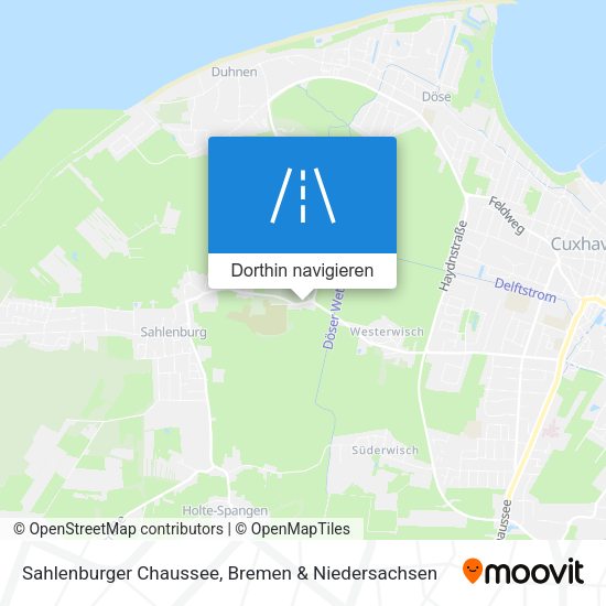Sahlenburger Chaussee Karte