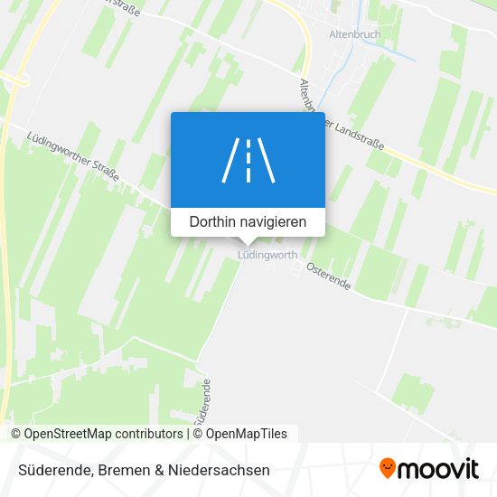 Süderende Karte