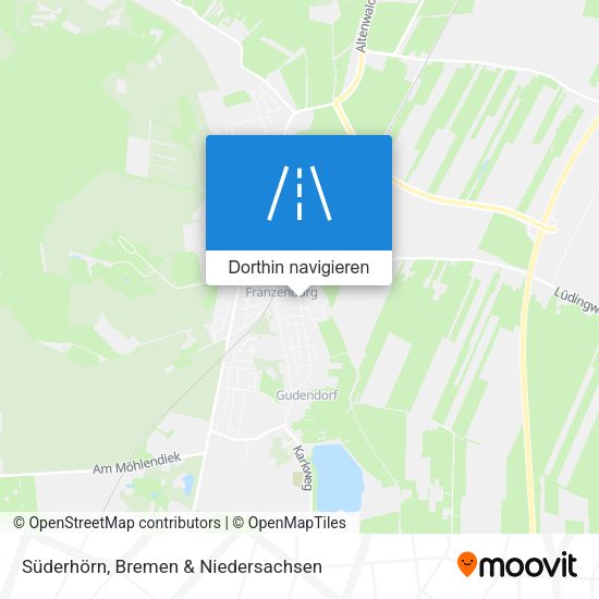 Süderhörn Karte
