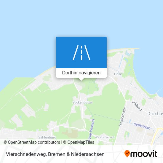 Vierschnedenweg Karte