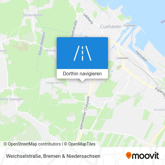 Weichselstraße Karte