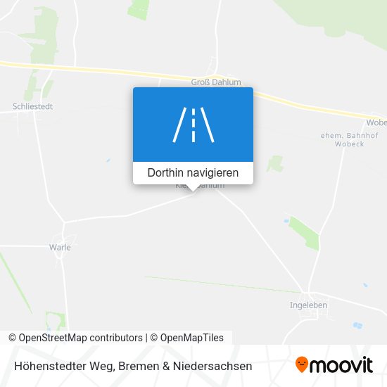 Höhenstedter Weg Karte