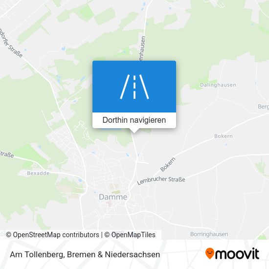 Am Tollenberg Karte