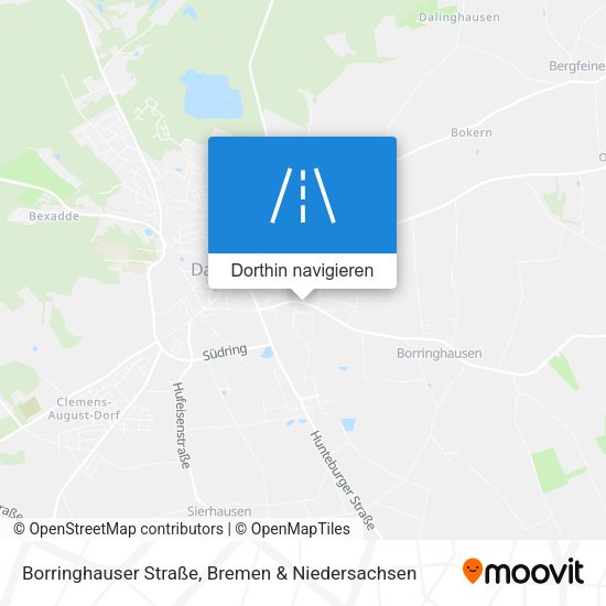 Borringhauser Straße Karte