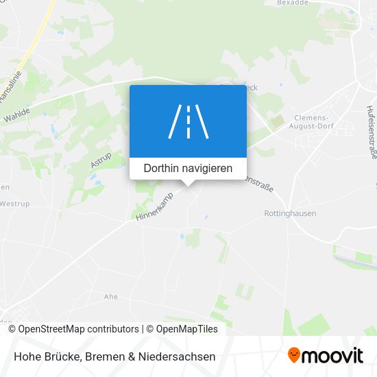 Hohe Brücke Karte