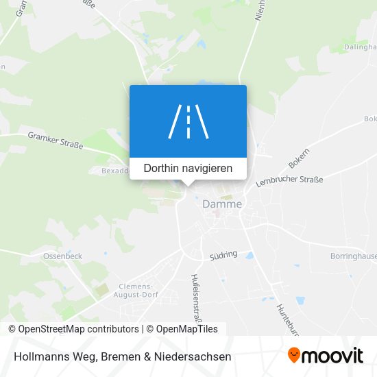 Hollmanns Weg Karte