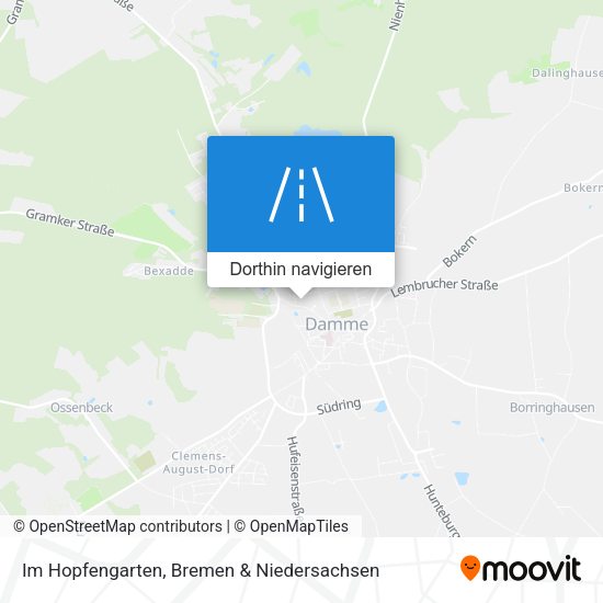 Im Hopfengarten Karte