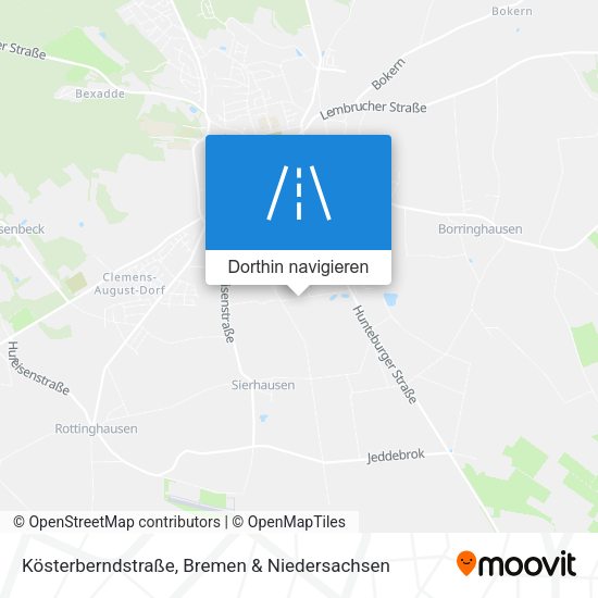 Kösterberndstraße Karte