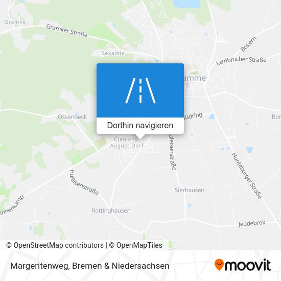Margeritenweg Karte