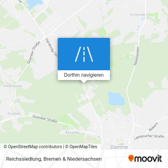 Reichssiedlung Karte