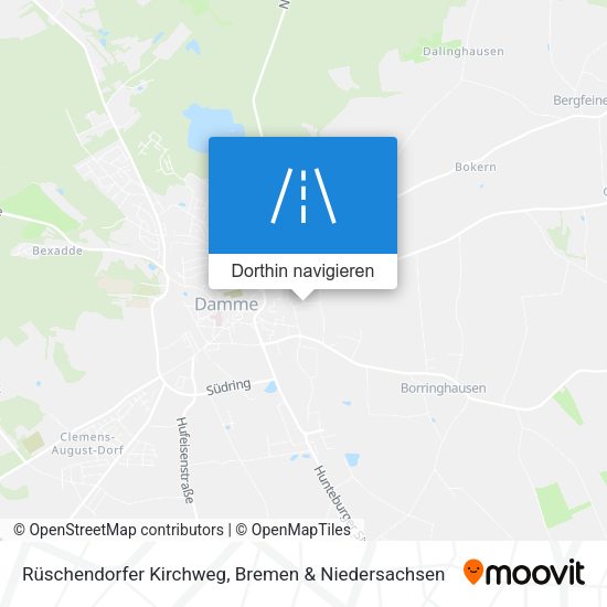 Rüschendorfer Kirchweg Karte
