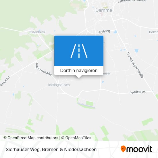 Sierhauser Weg Karte