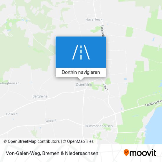 Von-Galen-Weg Karte