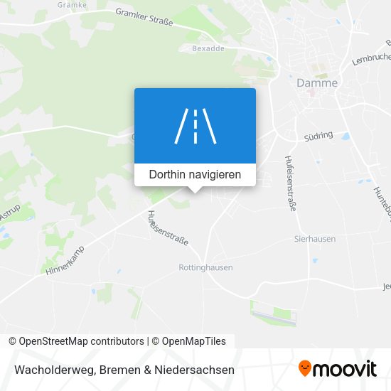 Wacholderweg Karte