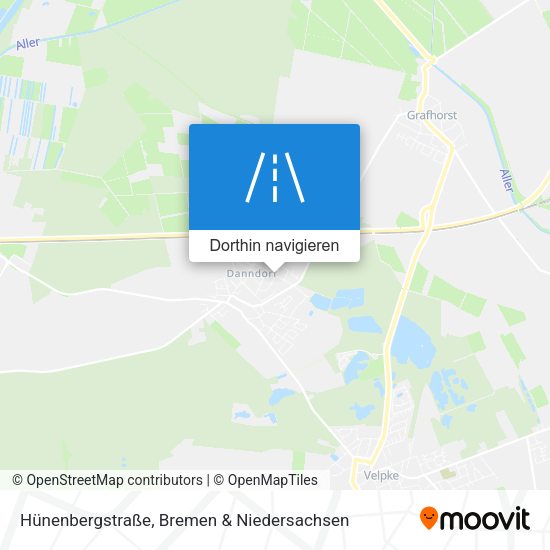 Hünenbergstraße Karte