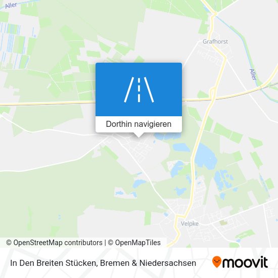 In Den Breiten Stücken Karte