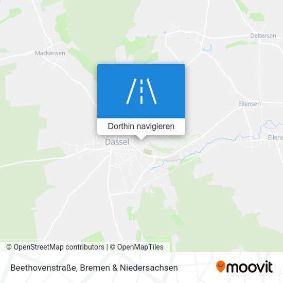 Beethovenstraße Karte