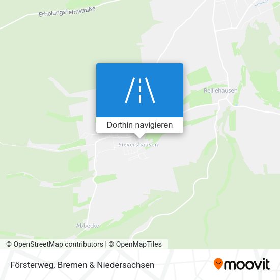 Försterweg Karte