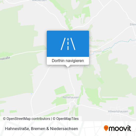 Hahnestraße Karte