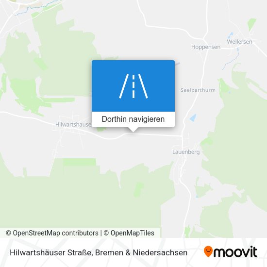 Hilwartshäuser Straße Karte