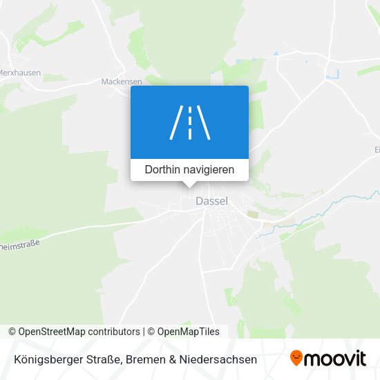 Königsberger Straße Karte