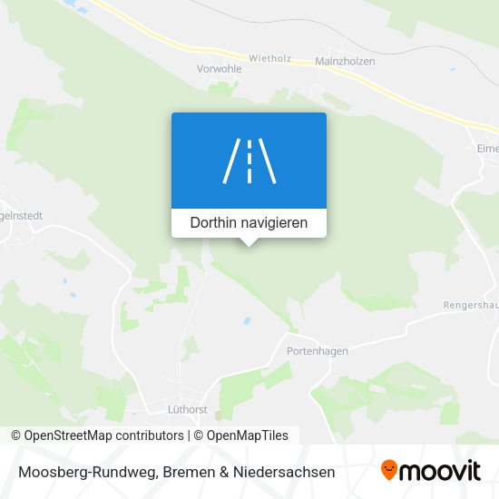 Moosberg-Rundweg Karte