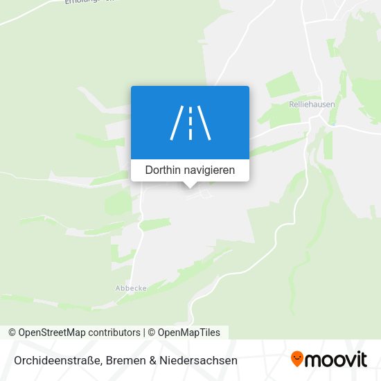 Orchideenstraße Karte