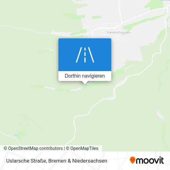 Uslarsche Straße Karte