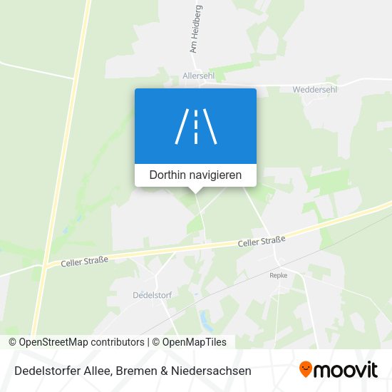 Dedelstorfer Allee Karte