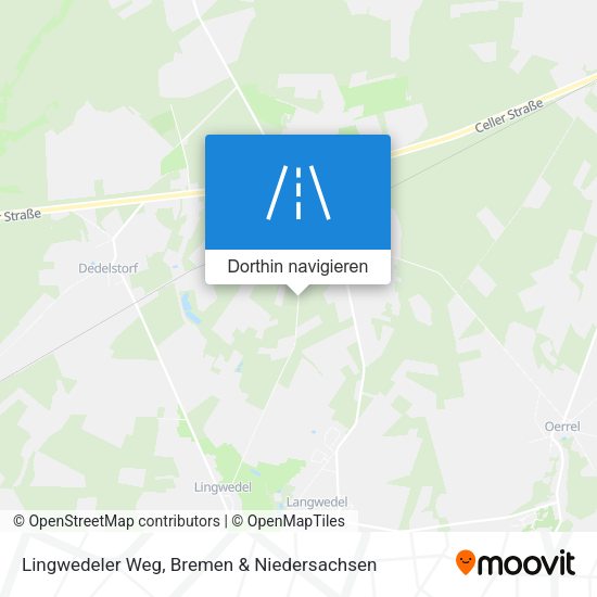 Lingwedeler Weg Karte