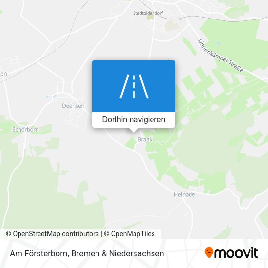 Am Försterborn Karte