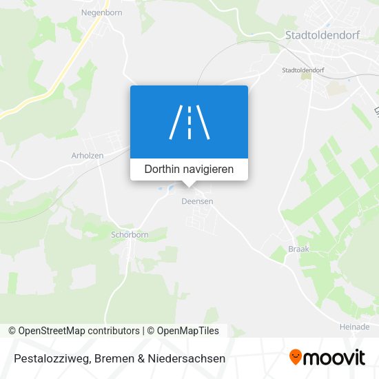 Pestalozziweg Karte