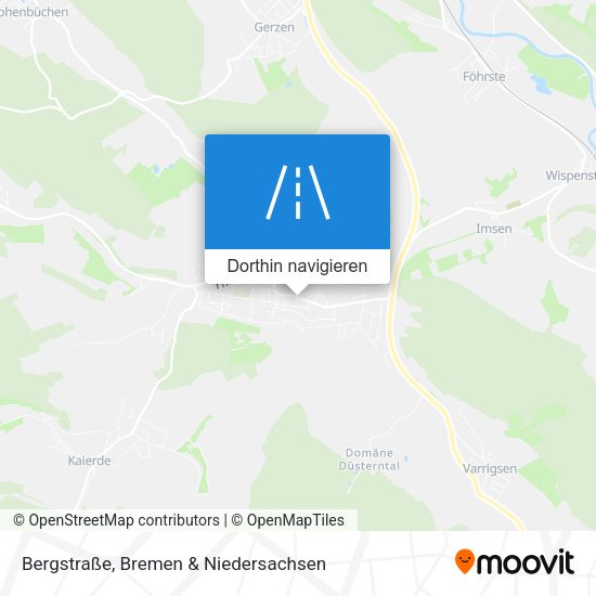Bergstraße Karte