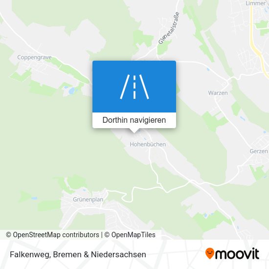 Falkenweg Karte
